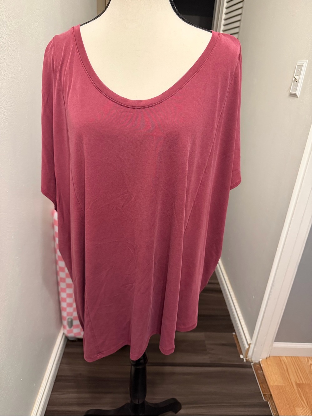 Sejour Relaxed Scoop Neck Tunic - Rose